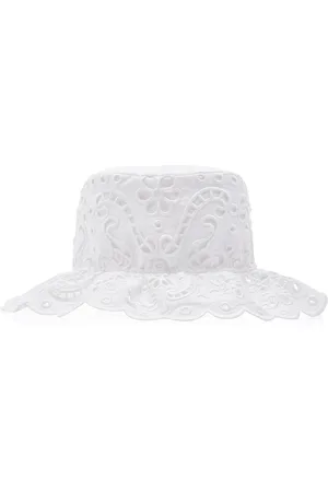 Dolce & Gabbana Broderie Anglaise Cotton Poplin Bucket Hat