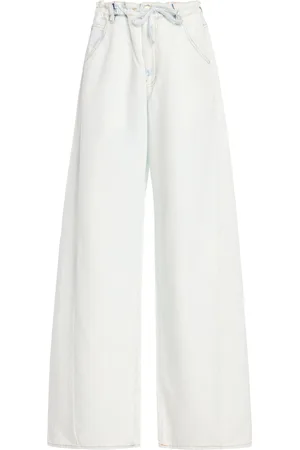 DARKPARK Iris Paper-Bag Wide-Leg Jeans
