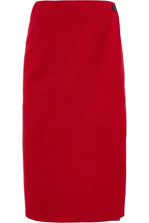 Marie Adam-Leenaerdt Reversible Wool Midi Skirt