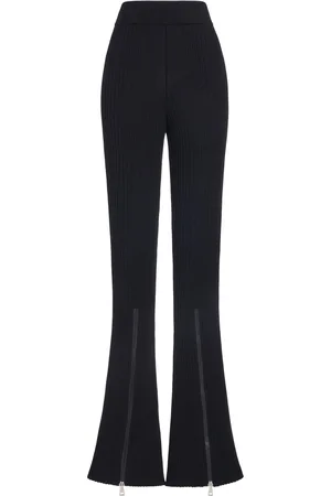 Moncler Zipped Flared-Leg Knit Ski Pants