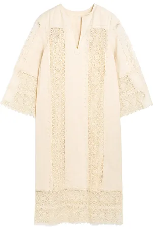 By Malene Birger Delane Embroidered Cotton Midi Dress