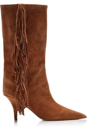 PARIS TEXAS Jessie Fringed Suede Boots