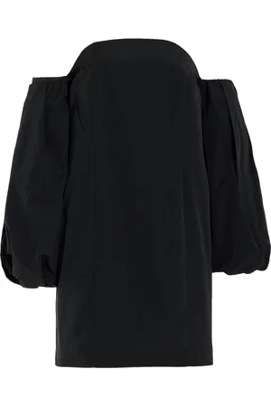 Dagmar Off-The-Shoulder Crepe Mini Dress