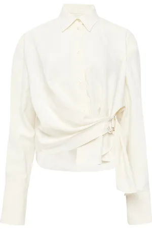 J.W.Anderson Gathered Poplin Shirt