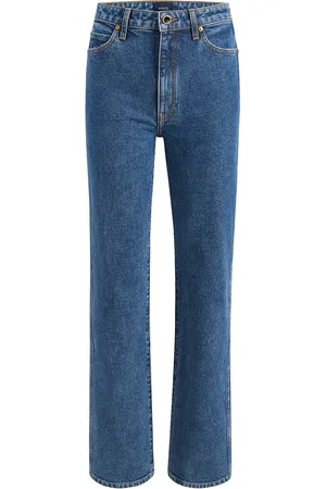 Khaite Danielle Stretch High-Rise Stovepipe Jeans