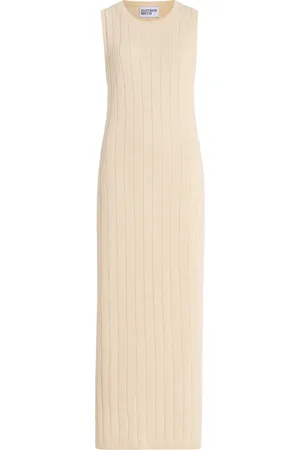 Matthew Bruch Ribbed-Knit Midi Tank Dress
