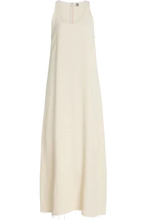 Totême Scoop-Neck Sablé Dress