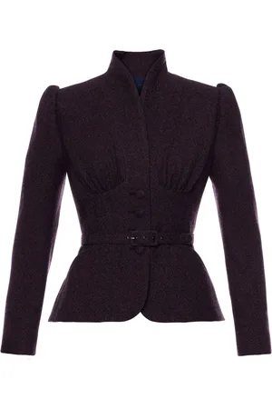 LENA HOSCHEK Love Letter Sculpted Wool Jacket