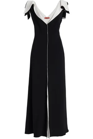 Altuzarra Jophee Layered Crepe Maxi Dress