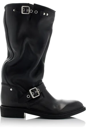 Golden Goose Biker Leather Knee Boots