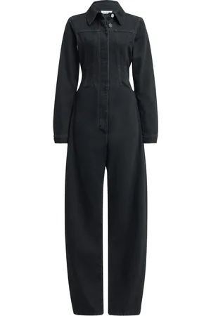 Alaïa Round Denim Jumpsuit