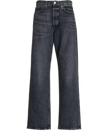 AGOLDE Kelly Rigid High-Rise Straight-Leg Jeans