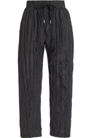 Third Form Rolling Wave Crinkled Straight-Leg Pants