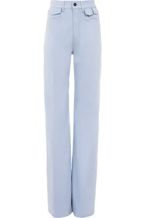 Chloé Rigid High-Rise Organic Denim Flared Jeans