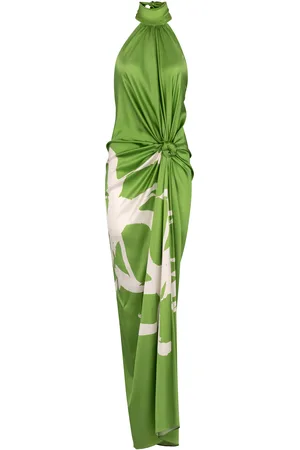 Silvia Tcherassi Olatz Knot-Detailed Maxi Dress