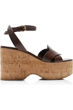 Gianvito Rossi Leather Platform Sandals
