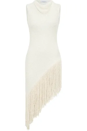 GABRIELA HEARST Ursin Fringed Silk Bouclé Top