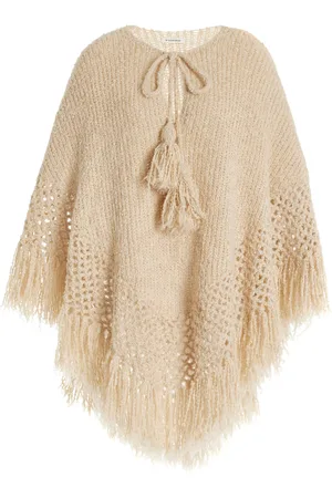 By Malene Birger Gintana Fringed Cotton-Wool Cape