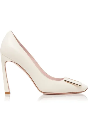 Roger Vivier Belle Vivier Trompette Leather Pumps