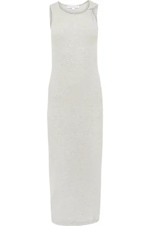 J.W.Anderson Twisted Knit Organic Cotton Midi Dress