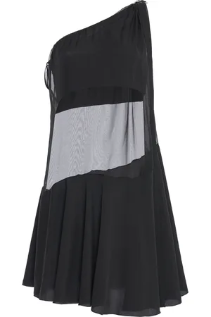 Nensi Dojaka Asymmetric Flared Mini Dress