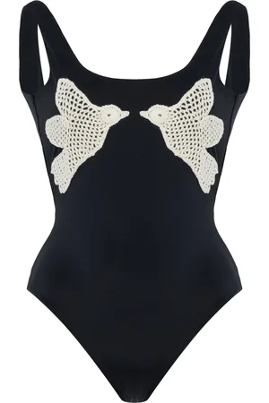 SEA Sally Crocheted One-Piece Swimsuit