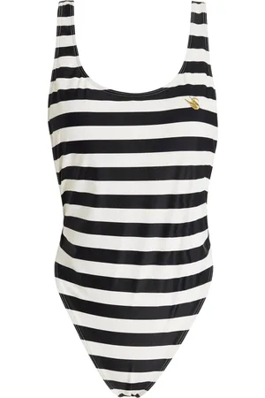 Frame X Ritz Striped One-Piece Swimsuit