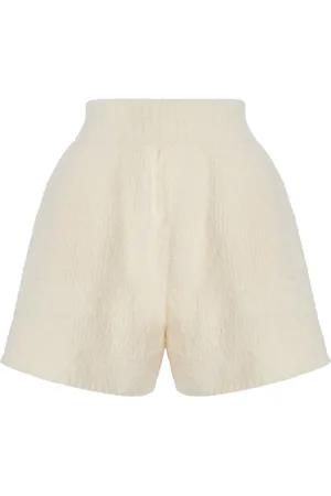 AISLING CAMPS Felted Knit Wool-Blend Shorts