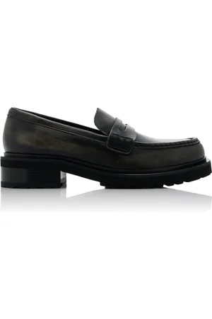 Golden Goose Distressed Leather Loafers