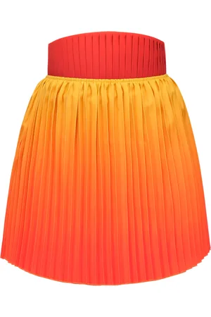 Andrea Iyamah Kata Pleated Satin Mini Skirt