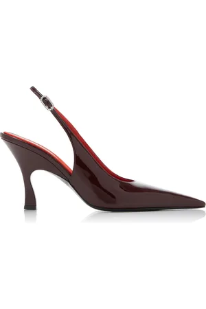 Stella McCartney Elsa Patent Vegan Leather Slingback Pumps