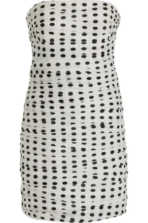 Carolina Herrera Ruched Silk Mini Dress