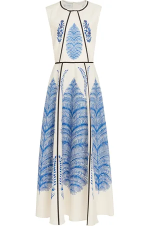 Giambattista Valli Printed Silk Midi Dress
