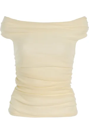 More Noir Ida Wool-Blend Jersey Top