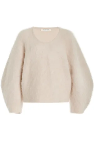 By Malene Birger Milea Balloon-Sleeve Knit Wool-Blend Sweater