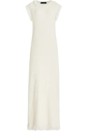 Proenza Schouler Toni Bouclé Knit Wool-Blend Maxi Dress