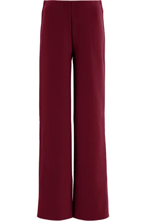 Birrot Exclusive Lay2 Bonded Crepe Straight-Leg Pants