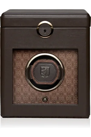 Wolf Earth Leather Single Watch Winder