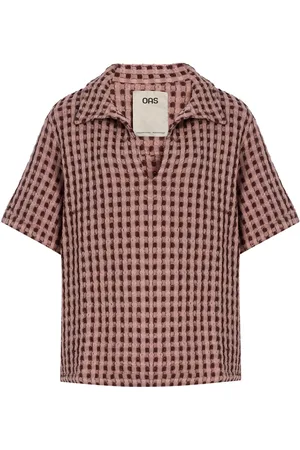 Oas Exclusive Ferratelle Jaffa Cotton Waffle Shirt