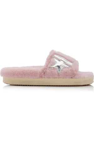 Golden Goose Poolstar Shearling Slide Sandals