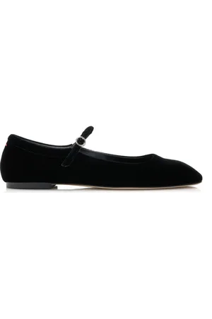 Aeyde Uma Velvet Mary Jane Flats