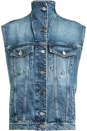 Alaïa Cotton Trucker Vest