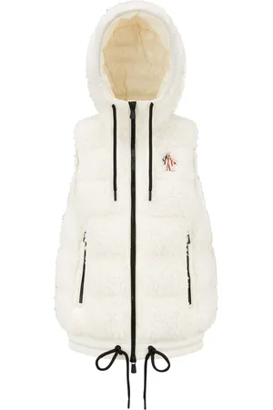 Moncler Teddy-Fleece Hooded Vest