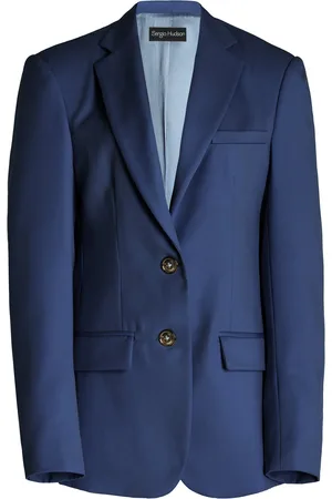 Sergio Hudson Single-Breasted Wool Blazer