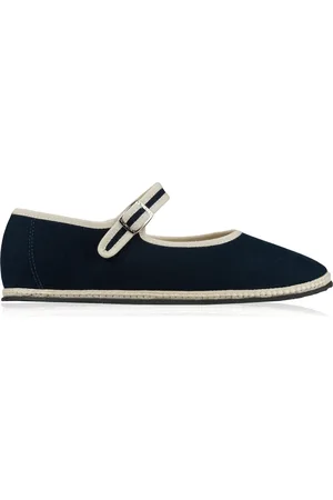 VIBI VENEZIA Canvas Mary Jane Flats