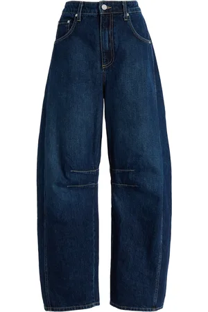 TWP New Mid-Rise Barrel-Leg Jeans