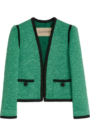 VALENTINO GARAVANI Matelassé Virgin Wool-Blend Jacket