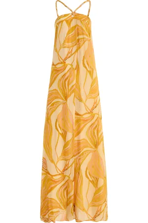 ALEXIS Amalfi Printed Chiffon Maxi Dress