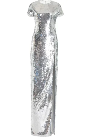 Sergio Hudson Sequined Slip Gown