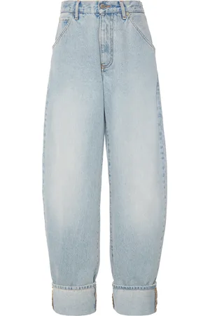 DARKPARK Khris Rigid Natural-Rise Cuffed Barrel-Leg Jeans